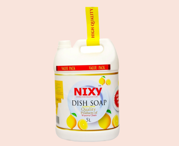 NIXY Dishwash Gel - Lemon Fresh - 5 L