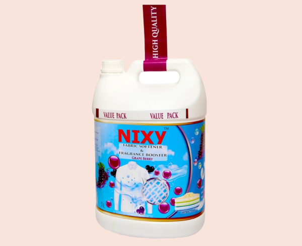 NIXY Fabric Softener & Fragrance Booster - Grape Berry Fresh - 5 L
