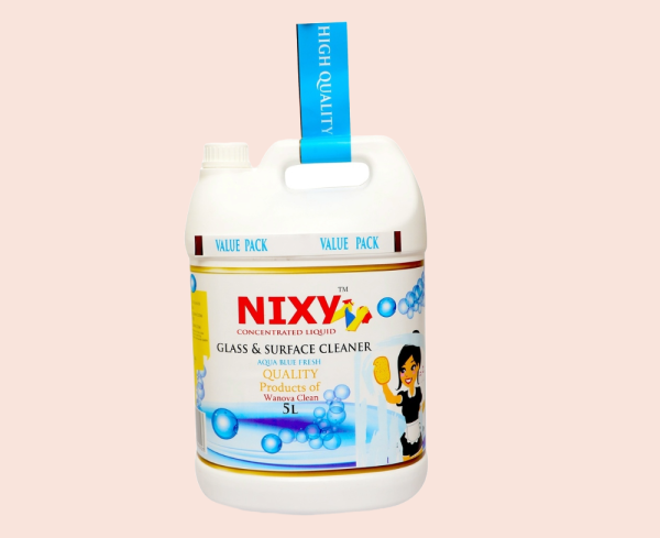 NIXY Glass & Surface Cleaner - Aqua Blue Fresh - 5 L