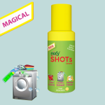 Nixy SHOTs Spray- Laundry detergent, Floor Cleaner and Utensils Cleaner (Multi Task cleaner) - Citrus Lemon Fresh - Queen Size (Yellow Cap) (5)